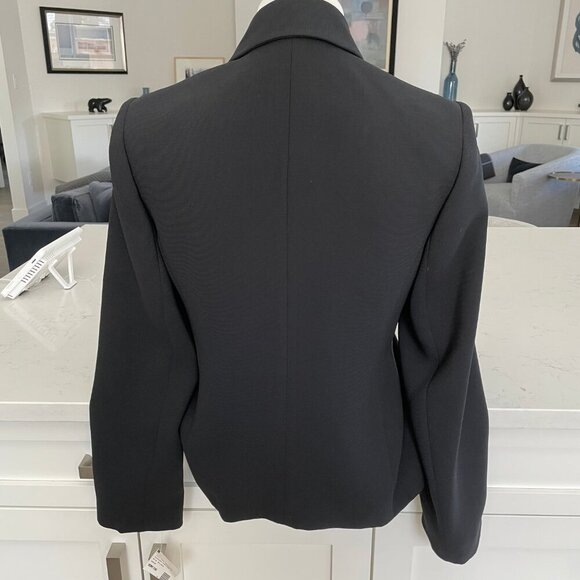 Jaxsport Classic 4 Button Lined Polyester Blazer Jacket Black Sz 6 NWT - Picture 6 of 10